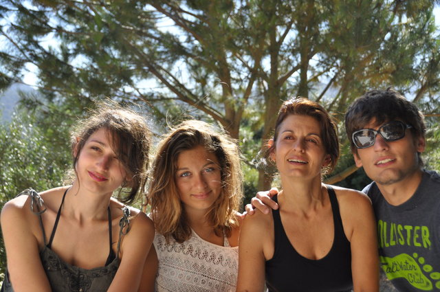 Camille, Nina, Isabelle, Mathieu