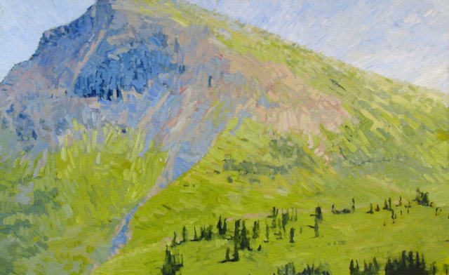 West Maroon Pass #1, 2014, Acrylic on Canvas, 36 x 60 in. (NLA)