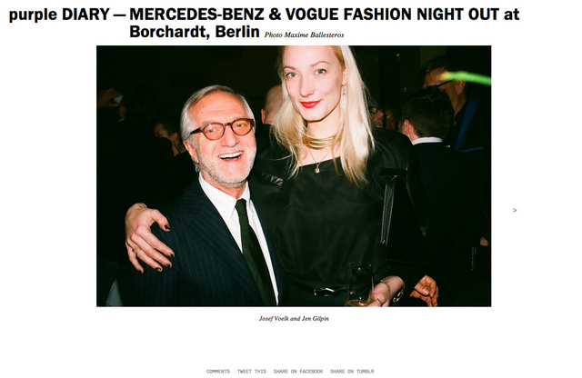 purple DIARY   MERCEDES BENZ   VOGUE FASHION NIGHT OUT at Borchardt  Berlin.jpg