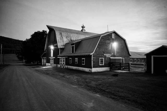 Red Barn at dusk, Craryville, New York