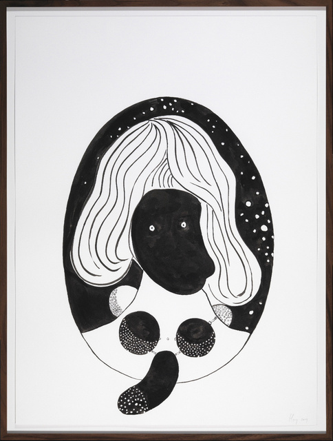 Young Girl Wearing Her First Necklace