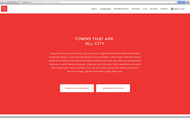 BROCKTON COMMONS TOWNHOMES WEBSITE 6/13
