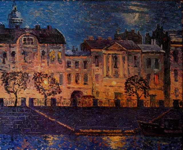 Noc. Petersburg 55x70 olej płótno 2012