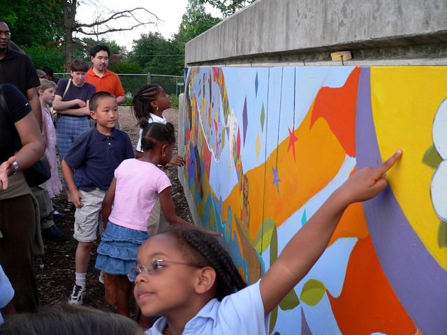 Calvary Mural unveiling