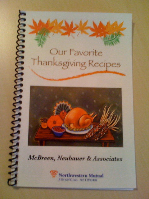 Front cover - McBreen, Neubauer Thanksgiving Book