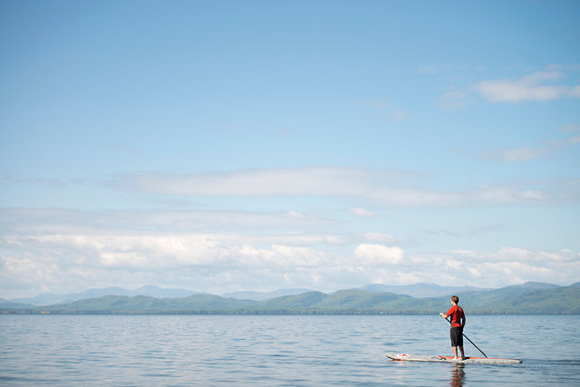 Bomber Gears stand-up paddleboarding layering