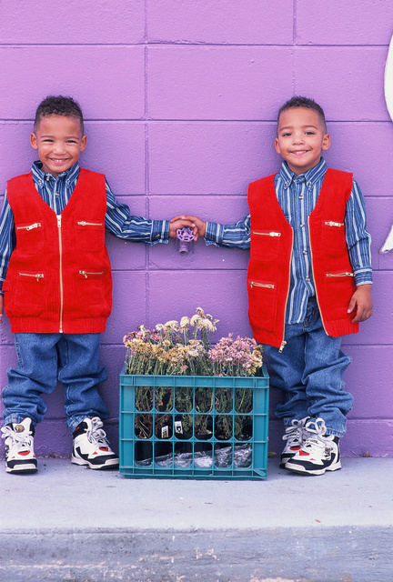 PARKER TWINS- Wilhelmina's Models Kids Model Search NYC finalist