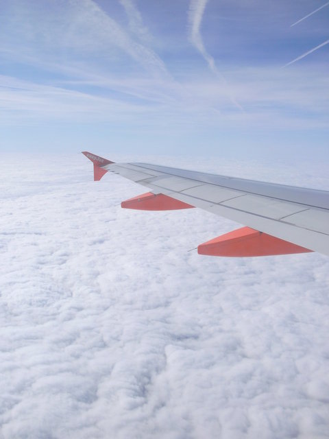 Wing Over Cloudscape by Alison Gracie