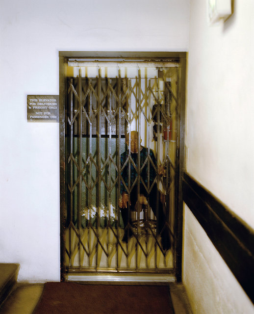 Freight elevator operator, San Francisco