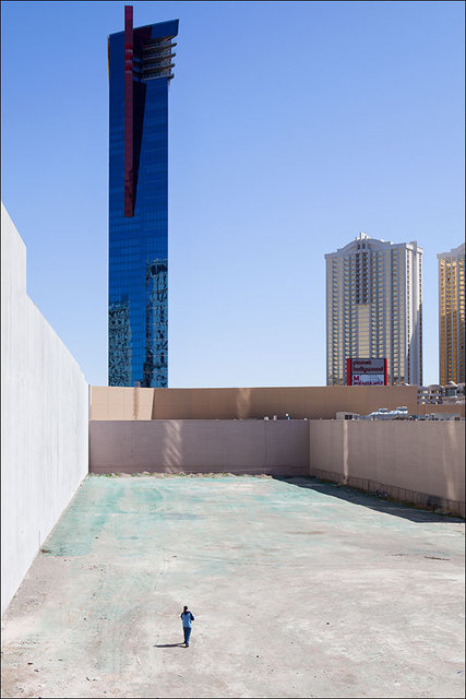 Individual in a Vacant Lot