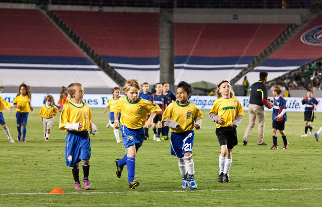 Brazil Stars vs FC Encino All Stars<br>6/16/2012 U8B Halftime Game<br>at Chivas vs Real Salt Lake