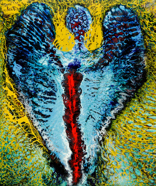 Ein Engel - Cherubim (mit flammendem Schwert)