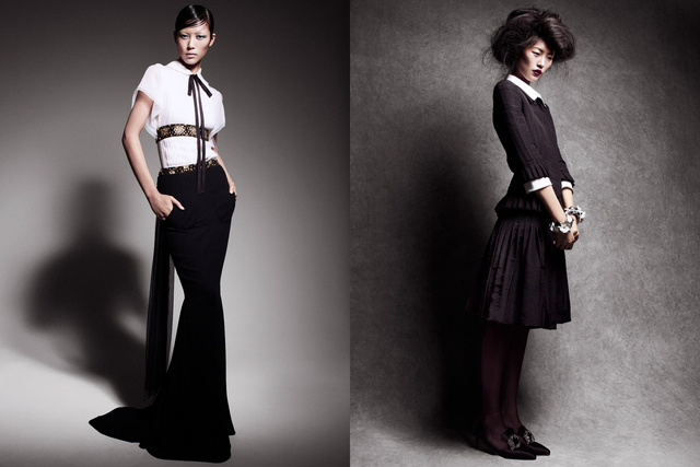 Vogue China. Liu Wen. Classics Re-Presented, February 2011