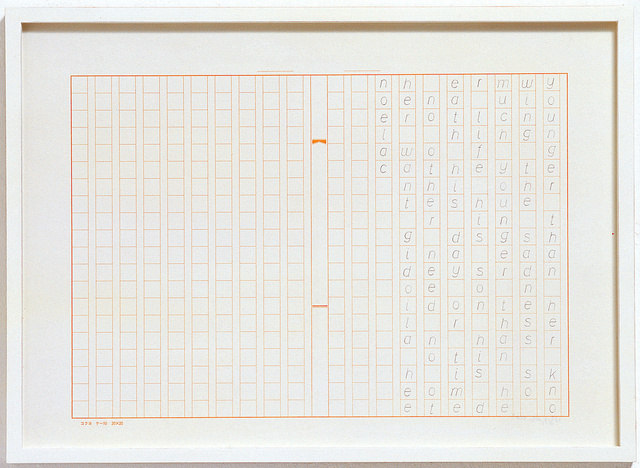 Telling Nakahara Chuya, graphite and ink on paper, 2005