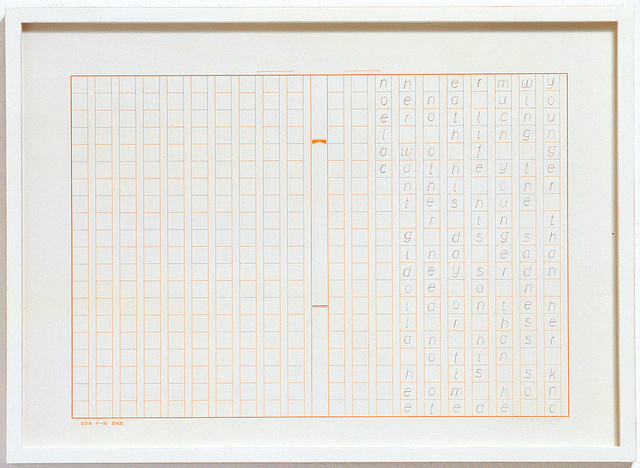 Telling Nakahara Chuya, graphite and ink on paper, 2005