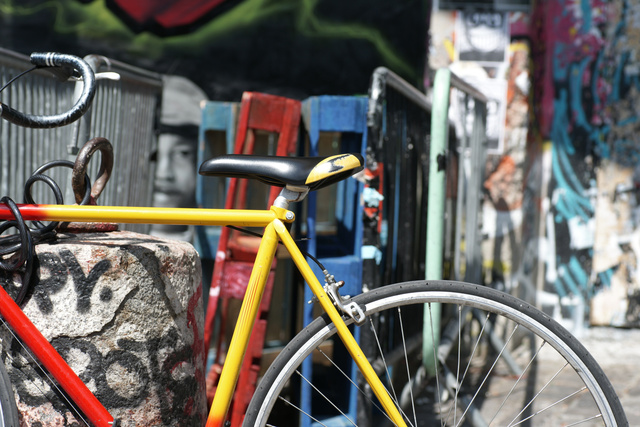 Yellow Red Bike