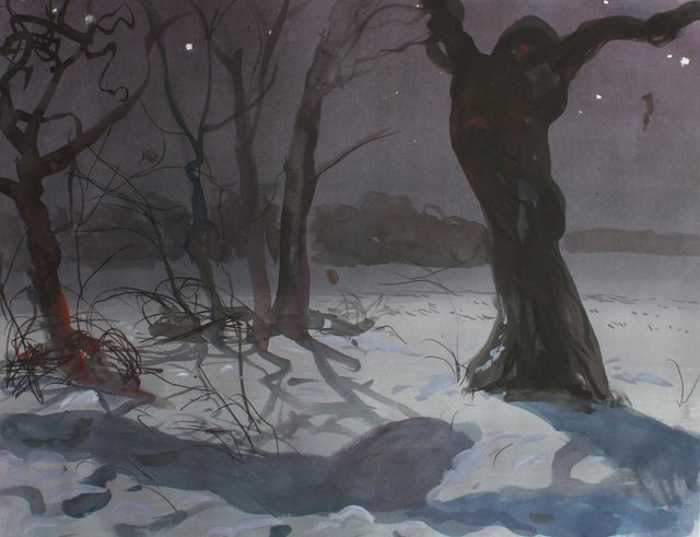 Starlight Snow 22 x 29"