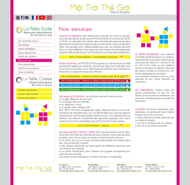 <font color="#aaa7a6">Presentation des services.</font>