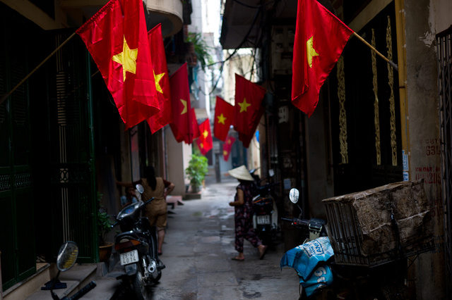 Flags of the day of independence