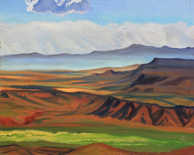 New Mexico Mesas    24 x 30"