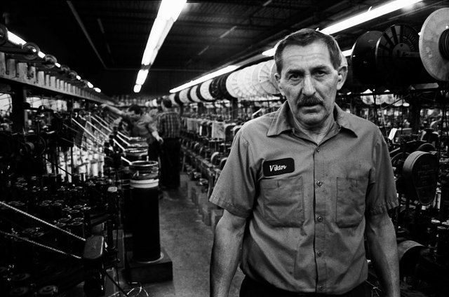 My uncle, at his job.