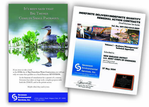 Creative for environmental remediation company.