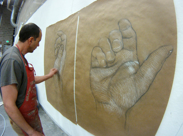 Preparatory drawing