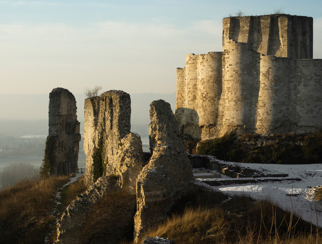 Les ruines du Château Gaillard, Les Andelys, 2009