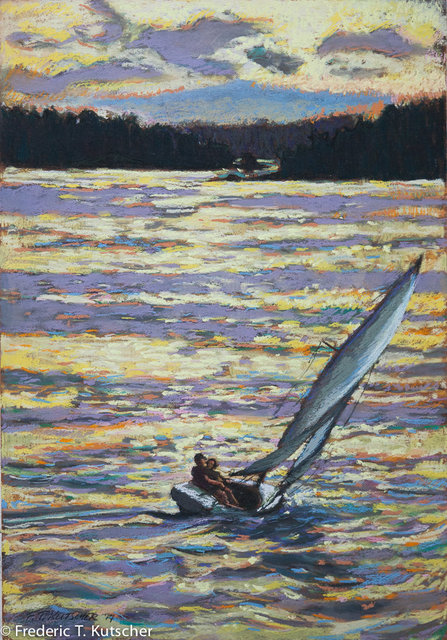On Port Tack in West Sound