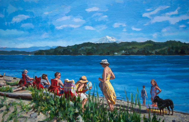 Family on the Beach
