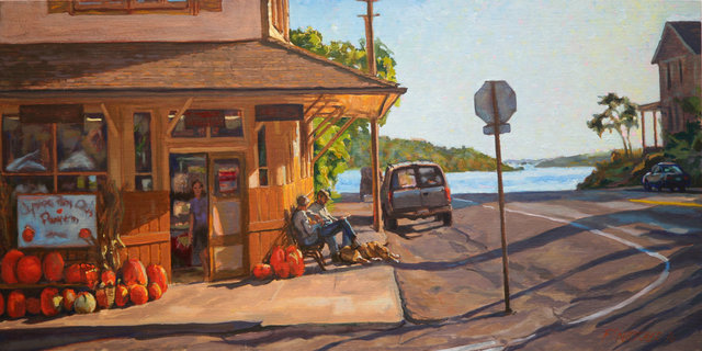 Burton Store, October Afternoon