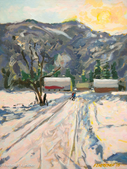 Ski Trail into Mazama