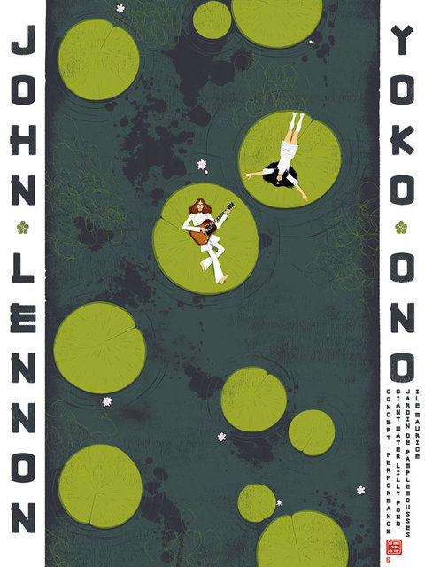 John Lennon & Yoko Ono / Guillaume Plantevin