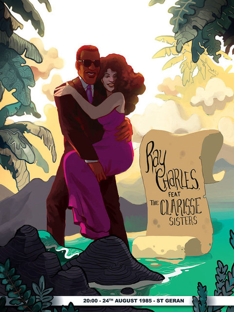 Ray Charles & The Clarisse Sisters / Guillaume Clarisse