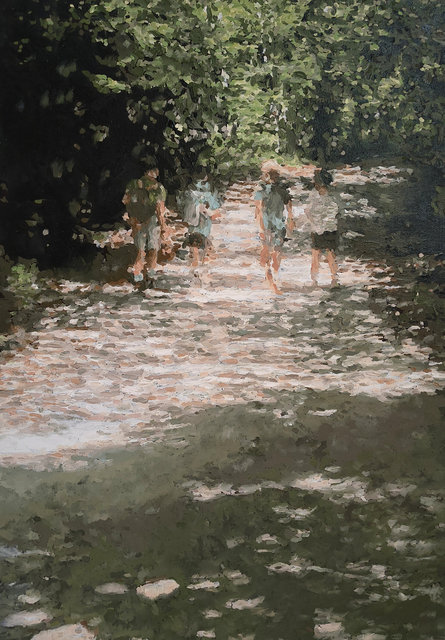 Just a perfect day 02 oil on canvas, 70x100 cm.