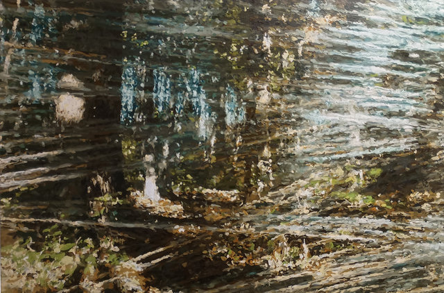 ECHO 08 Oil on canvas 150x100 cm.