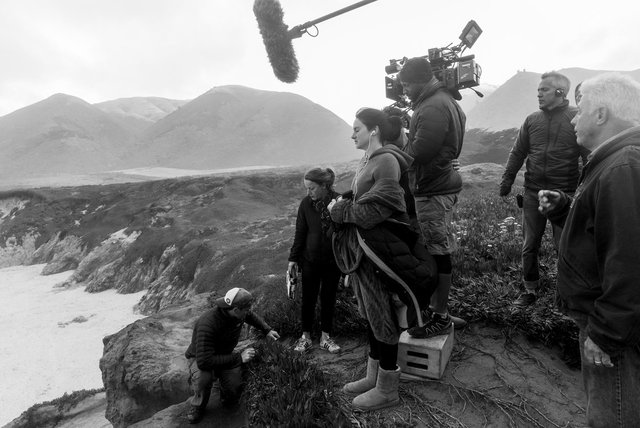 on the set pf BIG LITTLE LIES