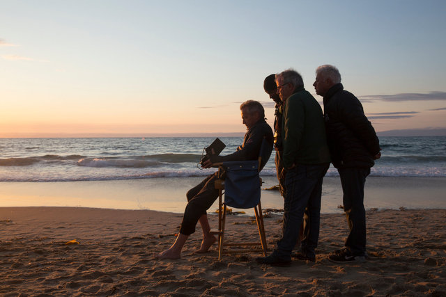 on the set pf BIG LITTLE LIES