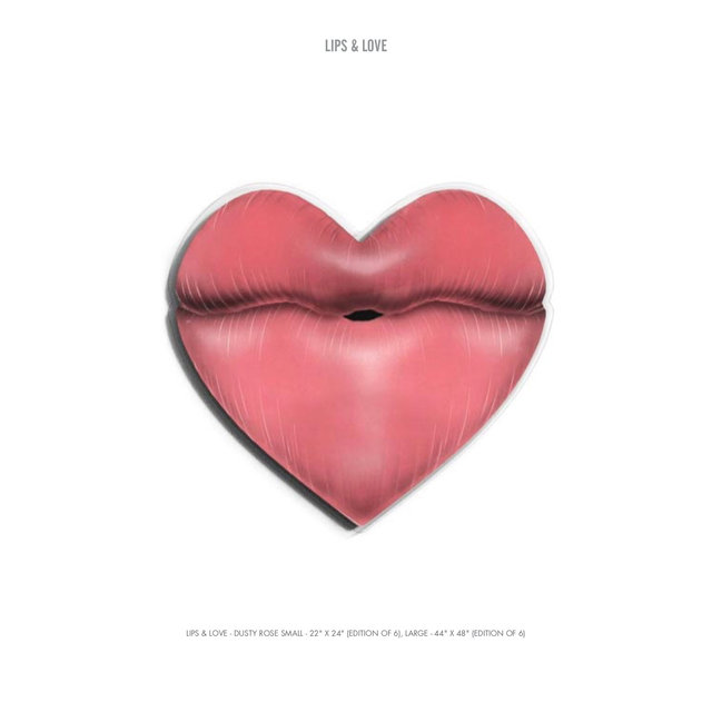 LIPS & LOVE - DUSTY ROSE SMALL - 22" X 24" (EDITION OF 6), LARGE - 44" X 48" (EDITION OF 6).jpg