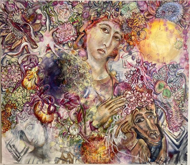 Karin Pliem, Inner Sun Flare, 2023, 130 x 150 cm, Öl:Canvas.jpg