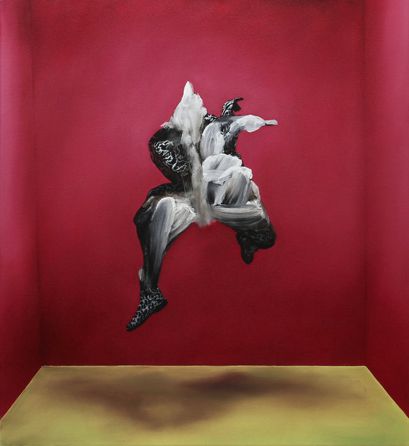 16 Tanz der Kraft um eine Mitte.2020.120x110cm.oil.jpg