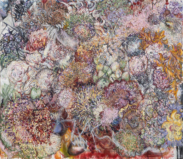 L'assembramento tropicale,2020,Ol_LW,130x50cm,©R.Zazworka, Bildrecht.jpg