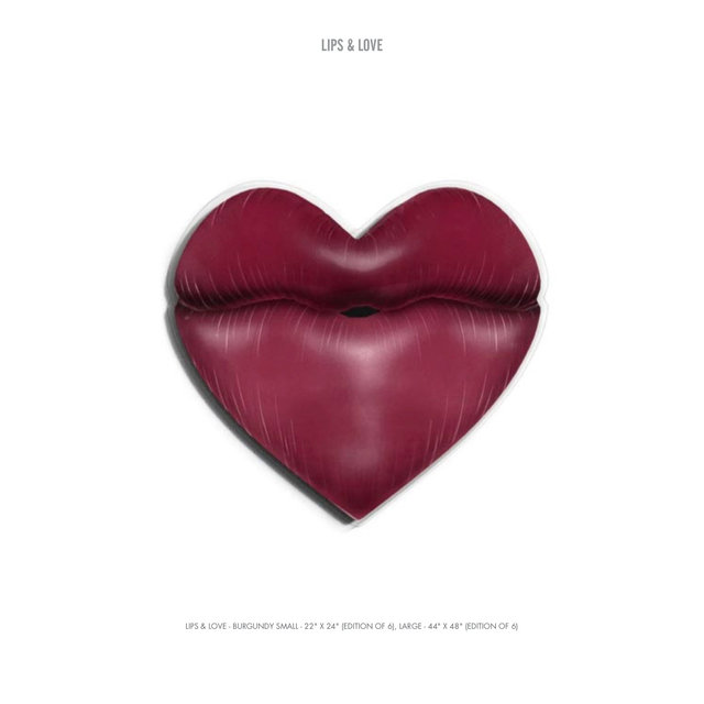 LIPS & LOVE - BURGUNDY SMALL - 22" X 24" (EDITION OF 6), LARGE - 44" X 48" (EDITION OF 6).jpg