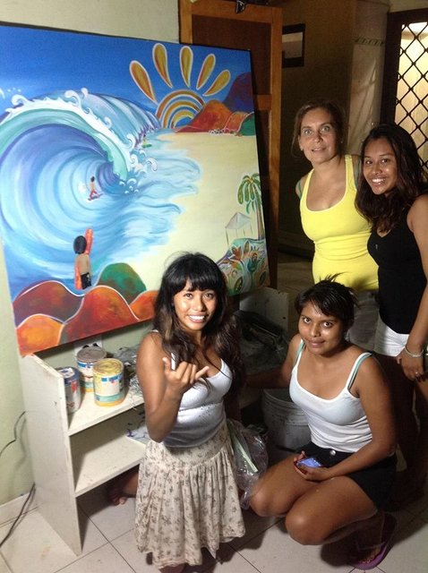 Art Workshop at Mision Mexico Children Refugee