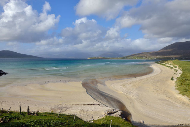 Hébrides extérieures, île de Lewis, baie de Luskentyre