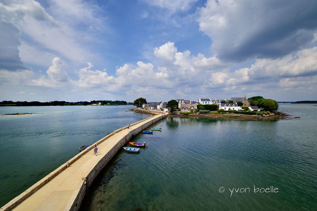 Le pont et l'île de Saint-Cado, ria d'Etel, Morbihan #1