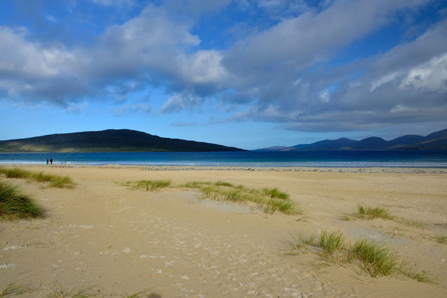 Hébrides extérieures, île de Lewis, baie de Luskentyre