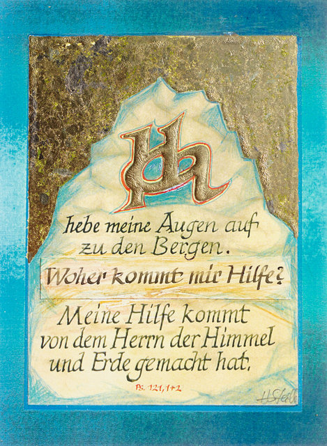 Ich hebe meine Augen auf zu den Bergen