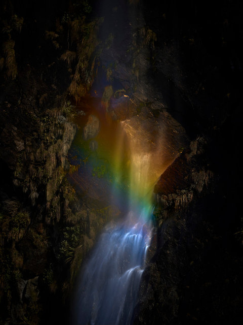 Light Sculpture "Wishbone Falls" 2020
