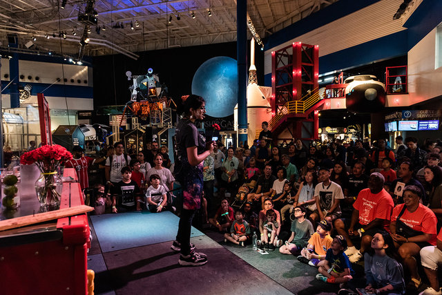 Houston Space Center, 50th Anniversary of the moon landing.